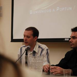Marcelo Bukin presenting Welcome To Poptun in New York