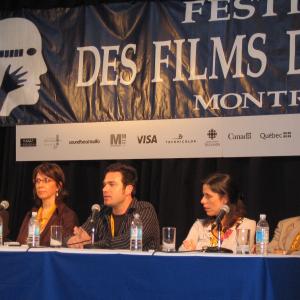 Marcelo Bukin at a Press Conference - Montreal World Film Festival