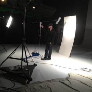 Actor / Director Scott Haze on set in Cedar Falls, Iowa. March, 14th, 2012