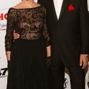 Emilio Delgado and wife Carole Delgado attend the 11th annual HOLA Awards at The Players Club in New York October 18 2010