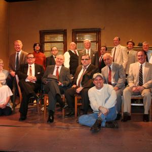 Scott Rollins with his cast and crew of 12 ANGRY MEN Norfolk VA March 2010