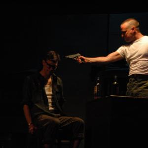 Jon Bremner as Epstein and Scott Rollins as Sgt. Toomey in BILOXI BLUES by Neil Simon Norfolk, VA