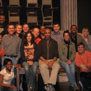 The cast of LINE IN THE SAND by Chris Hanna Virginia Stage Company Norfolk VA 2009