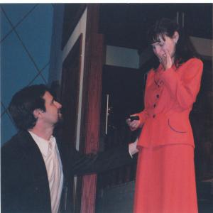 Scott proposes to his wife Lynn at the final curtain call of TEA  SYMPATHY at The Little Theatre of Norfolk Nov 2005
