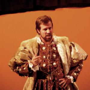 Scott Rollins as King Henry VIII in A MAN FOR ALL SEASONS Va Beach VA