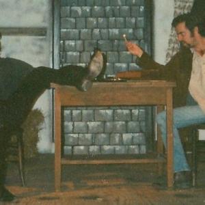 R Pickett Bugg as Pat Garrett  Scott as Billy the Kid? in Lee Blessings THE AUTHENTIC LIFE OF BILLY THE KID Classic Rep Theater Hampton VA 1993