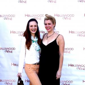 Hollis McLachlan and Christina Maria Davis on the Hollywood  Vine Film Festival red carpet event Pie Head A Kinda True Story was the Grand Prize Winner of the festival 2012