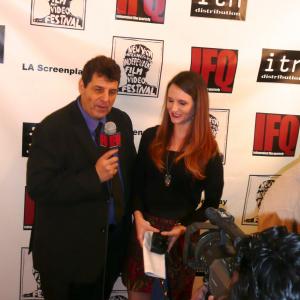 Hollis being interviewed at the IFQ Film Festival 2013 where she WON BEST DRAMA for her short film Broken Things