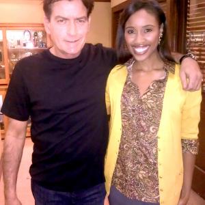 On the set of FXs Anger Management with Charlie Sheen