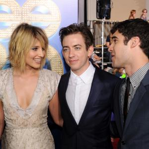 Dianna Agron, Darren Criss and Kevin McHale at event of Glee: The 3D Concert Movie (2011)