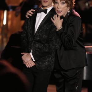 Still of Shirley MacLaine and Darren Criss in Glee 2009
