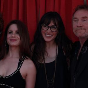 At Syfy film premiere of Bigfoot with Stephanie Sarreal Park and Danny Bonaduce