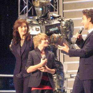 Yuki Amami, Dakota Goyo & Shawn Levy Premiere for Real Steel in Japan. November 2011