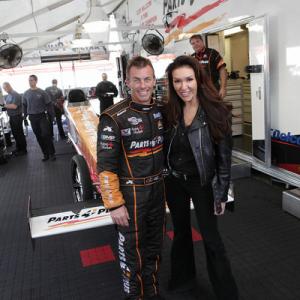 with top fuel racer Clay Millican attached to series Lily