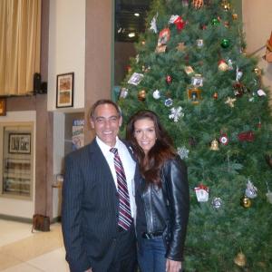 LAPD Christmas Charity event with Det Sal LaBarbera Consulting Prod on Lily
