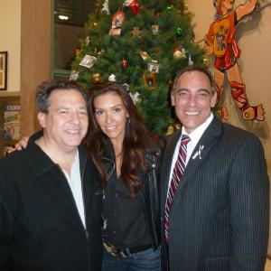LAPD Christmas event with Det. Sal La Barbera, Consulting Prod on Lily & Josh Mankiewicz