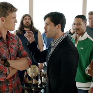 Still of Josh Peck Brian White Affion Crockett and Alan Ritchson in The Rebels 2014