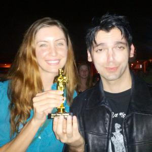 Lyndsey Case & Evan King @ the 2012 Splatterfest Awards