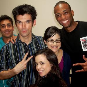'The Audition'(2010) cast: Bardia Mattin, Evan King, Alanna Mitchem, Teri Medina Galvan with writer Sean Will.
