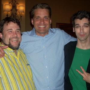 Evan King with actor Don Worley & Producer Brett Cimo at WorldFest 2010