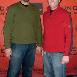 DirectorWriter Ryan Horner with DP Mark Gamsey at Sundance Festival 2007 presenting Sojourn
