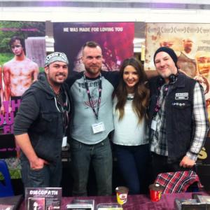 With Jessica Vano and Black Fawn Films' Chad Archibald & Christopher Giroux