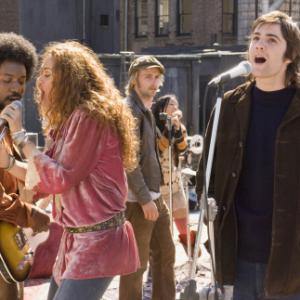 Still of Jim Sturgess, Joe Anderson, Martin Luther and Dana Fuchs in Across the Universe (2007)