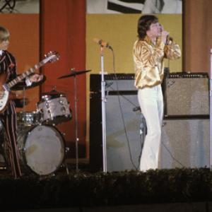 The Rolling Stones Brian Jones Mick Jagger Keith Richards at the Hollywood Bowl