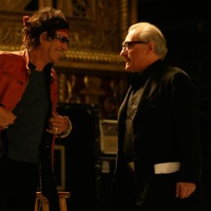 Still of Martin Scorsese and Keith Richards in Shine a Light (2008)