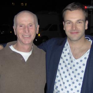 Me with Johnny Lee Miller on Eli Stone
