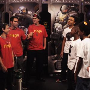 Still of Jason Mewes Moises Arias Matt Shively and Blake Freeman in Noobz 2012