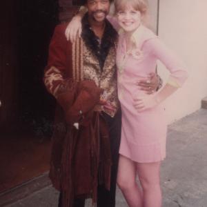 Gregory Allen Chatman and Diane on the set of Down On Us in Los Angeles, CA.