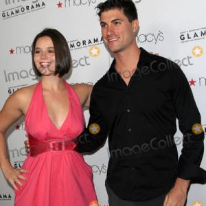 Actress Kether Donohue and director Nick Gaglia at Macy's Glamorama.