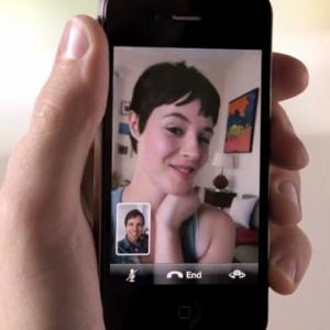 Kether Donohue in iPhone 4 Haircut commercial