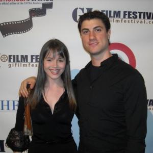 Kether Donohue and Nick Gaglia at the HBO sponsored GI Film Festival