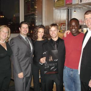 At the premiere party for Kuwait at Tribeca Cinemas. (left to right: Patricia Sykes, Michael W. Sapienza, Lauren Seikaly, Andrew Lawton, Noel Arthur, Shane Tilston)