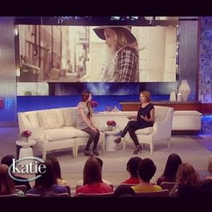 Featured on Katie Couric show Modeling for Isabella Rose Taylor