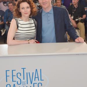 Barry Ward and Simone Kirby at event of Jimmys Hall 2014