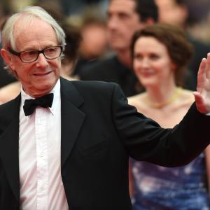 Ken Loach and Simone Kirby at event of Jimmys Hall 2014
