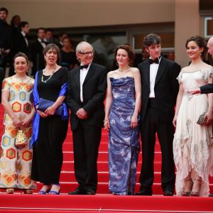 Paul Laverty Ken Loach Robbie Ryan Barry Ward Simone Kirby Rebecca OBrien and Aisling Franciosi at event of Jimmys Hall 2014