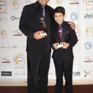 Awarded Best Actor (Sr.), & Future Star (Jr.) at the 2012 Miami Life Awards.