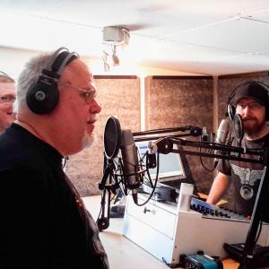 Jonas Wolcher Malte Aronsson talking about Cannibal Fog with DJ Mattias Lindeblad at Radio Floda 915 in June 2015