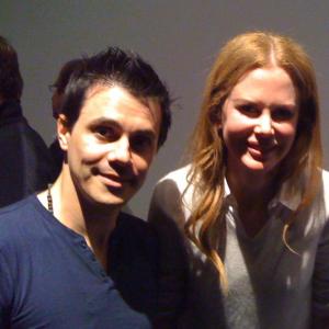 Fernando Fernandez and Nicole Kidman (