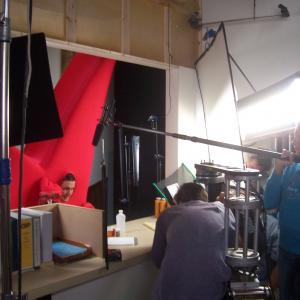Fernando Fernandez Shooting a TV Commercial for Winn Dixie Miami