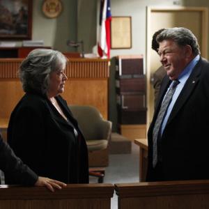 Still of Kathy Bates George Wendt and Mark Valley in Harrys Law 2011