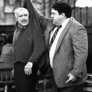 Still of George Wendt and Keene Curtis in Cheers (1982)