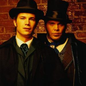 Vincent DOnofrio and James DArcy in Sherlock 2002