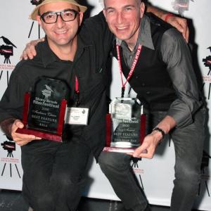Su Turhan and Danny Buday and the Stony Brook Film Festival Award Ceremony