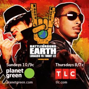 TV director Ian Stevenson directs Battleground Earth with rocker Tommy Lee and rapper Ludacris for Planet Green and TLC More at wwwianstevensontv
