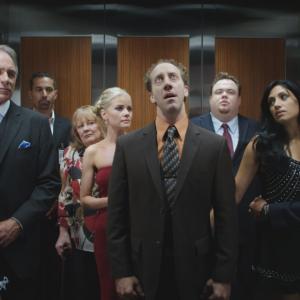 Tehmina Sunny with John Getz Christopher Backus Shirley Knight Joey Slotnick Devin Ratray and Waleed Zuaiter in Elevator